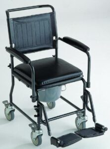 CADEIRA DE DUCHE / W.C. COM 4 RODÍZIOS