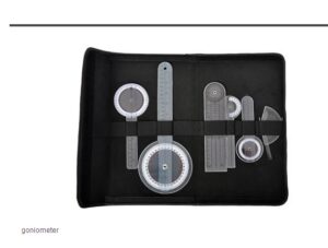 CONJUNTO DE 6 GONIÓMETROS EM PLÁSTICO