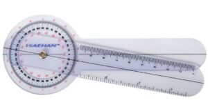GONIÓMETRO EM PLÁSTICO COM 15CM