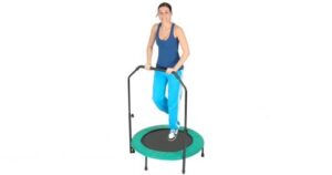 TRAMPOLIM COM CORRIMÃO