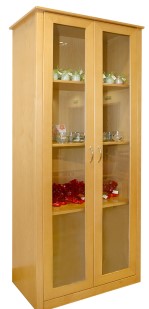 VITRINA ALTA COM 2 PORTAS EM VIDRO
